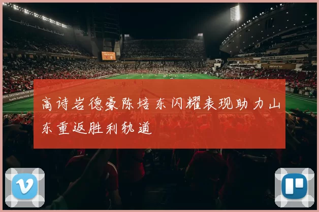 高诗岩德豪陈培东闪耀表现助力山东重返胜利轨道